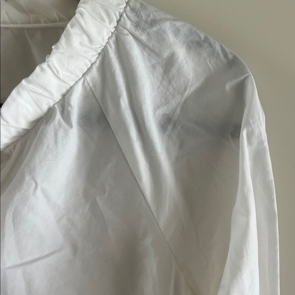 BNWT Talbots Cotton Tie Front Poplin Blouse - Picture 5 of 10